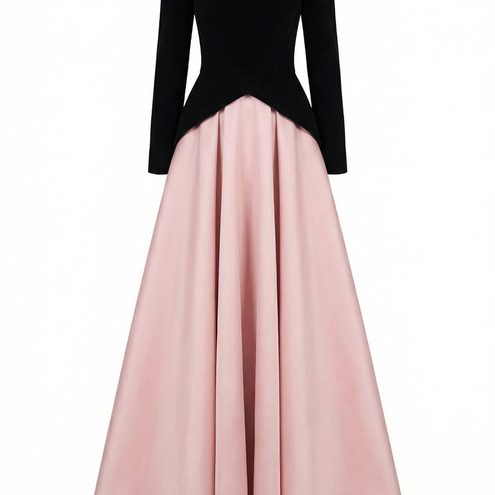 Belle Asymmetric Neck Maxi Dress
