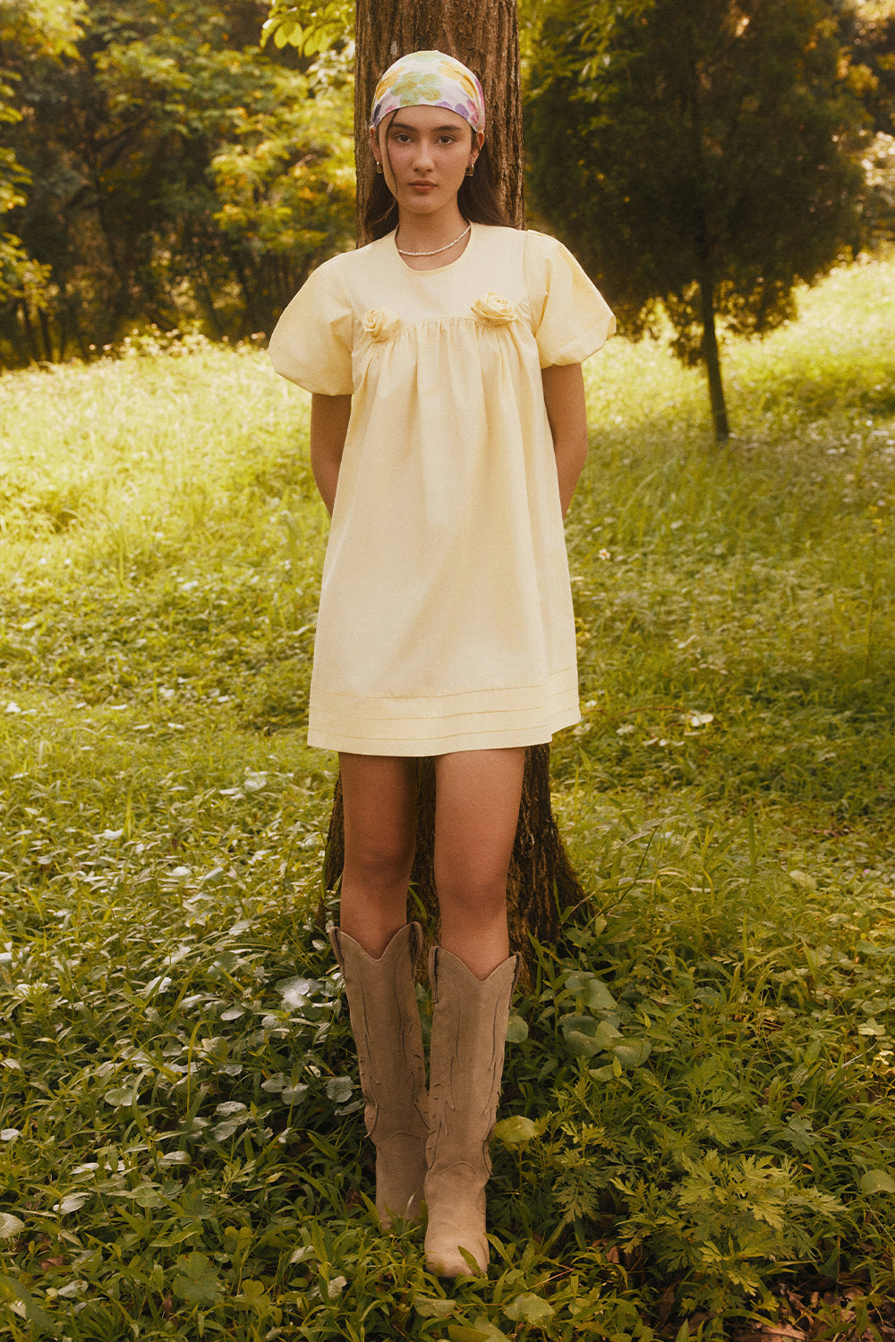 Daisy Babydoll Mini Dress