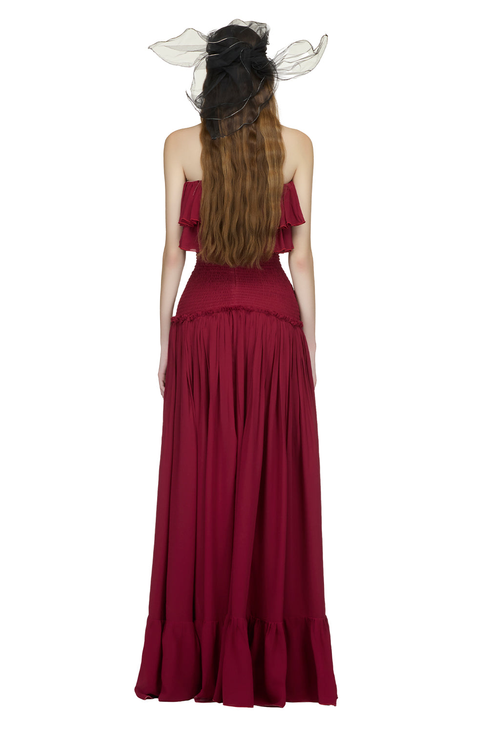 Vael Ruffle Maxi Dress