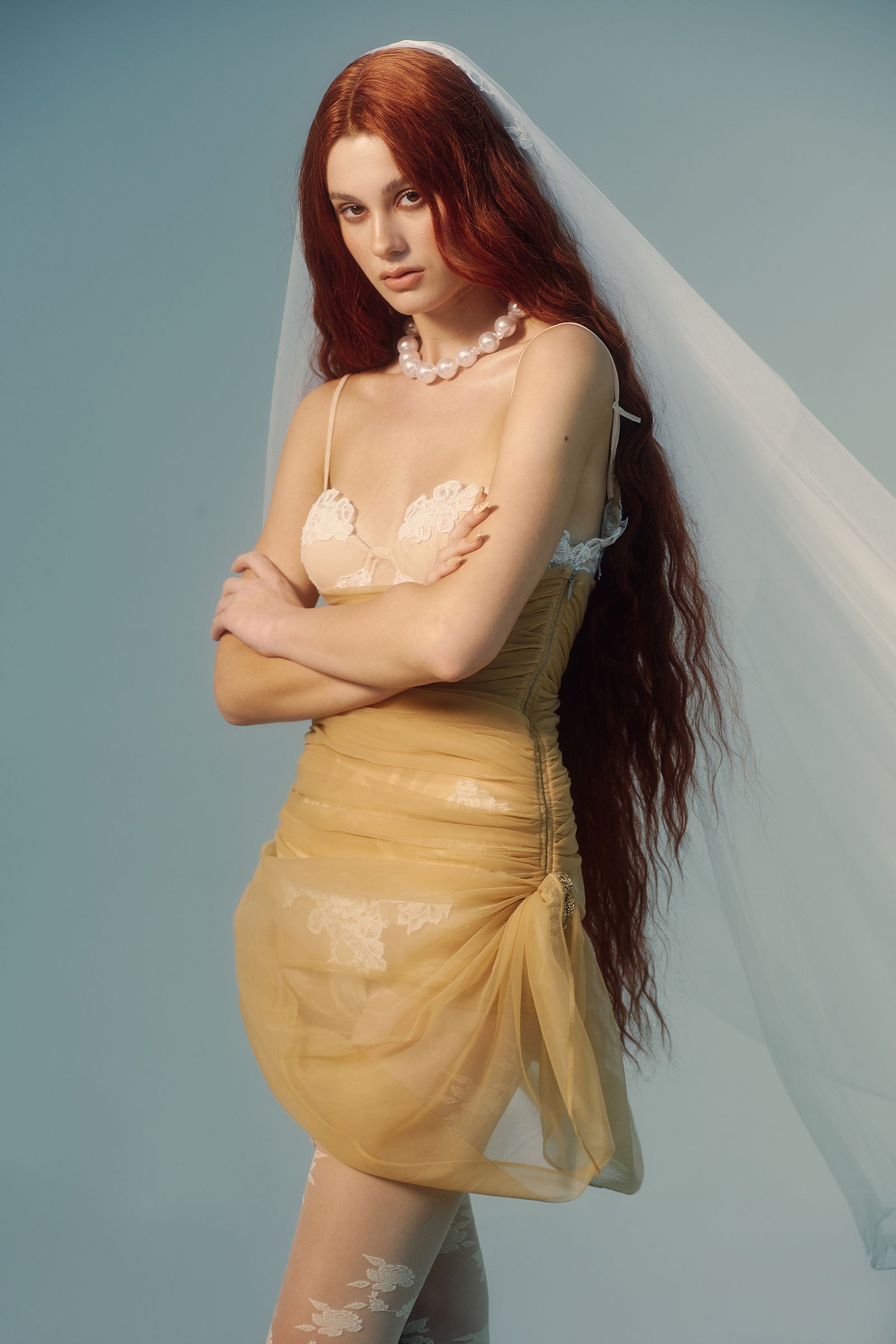 Hymenaea Draped Mini Dress