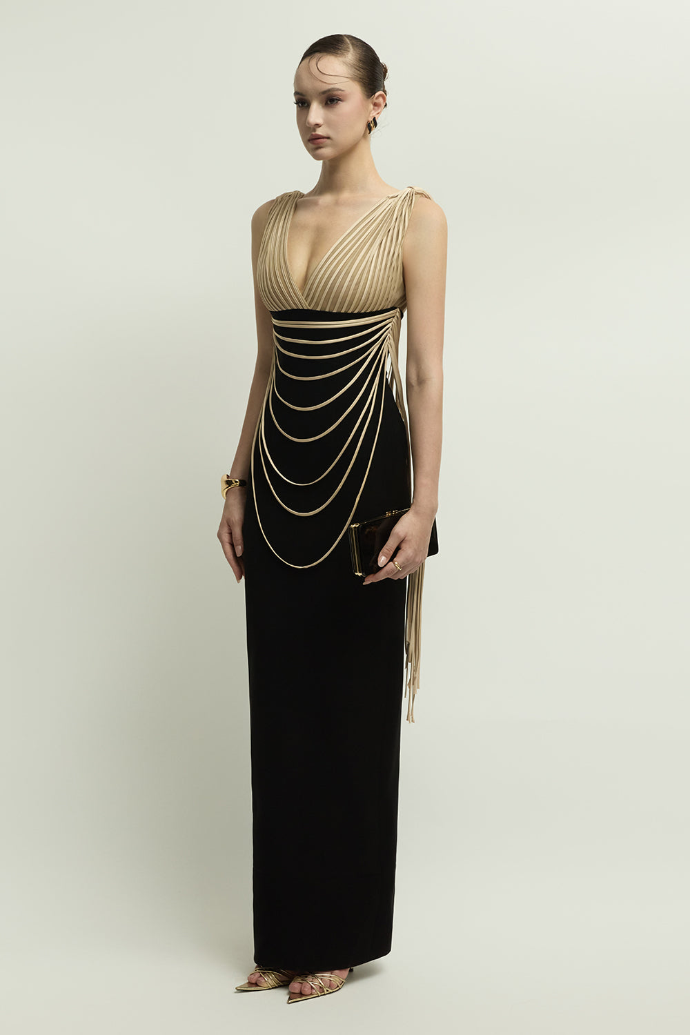 celestial print maxi dress Maxi Dress in Black Celestial M