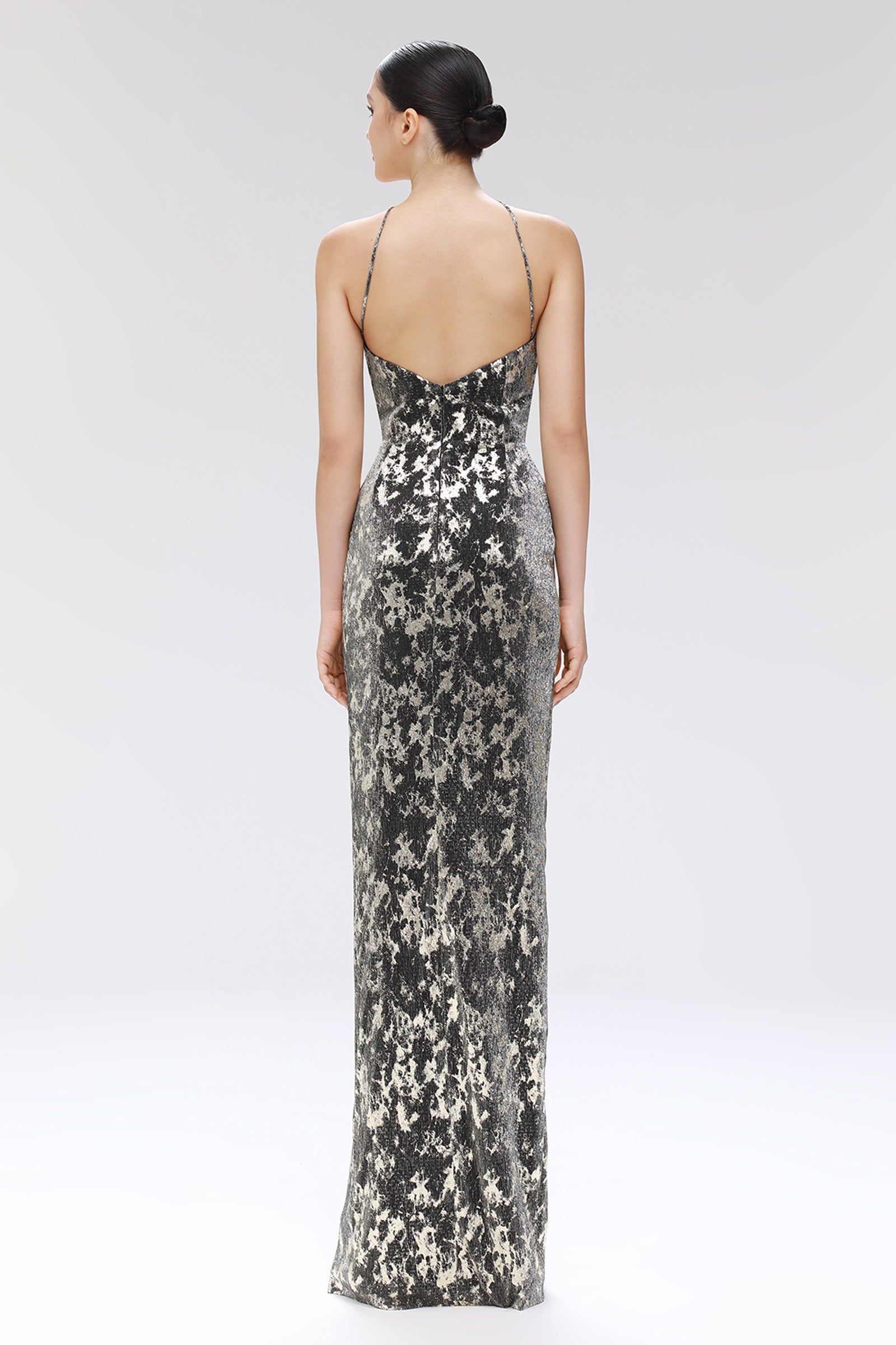 Scintilli Halter Maxi Dress