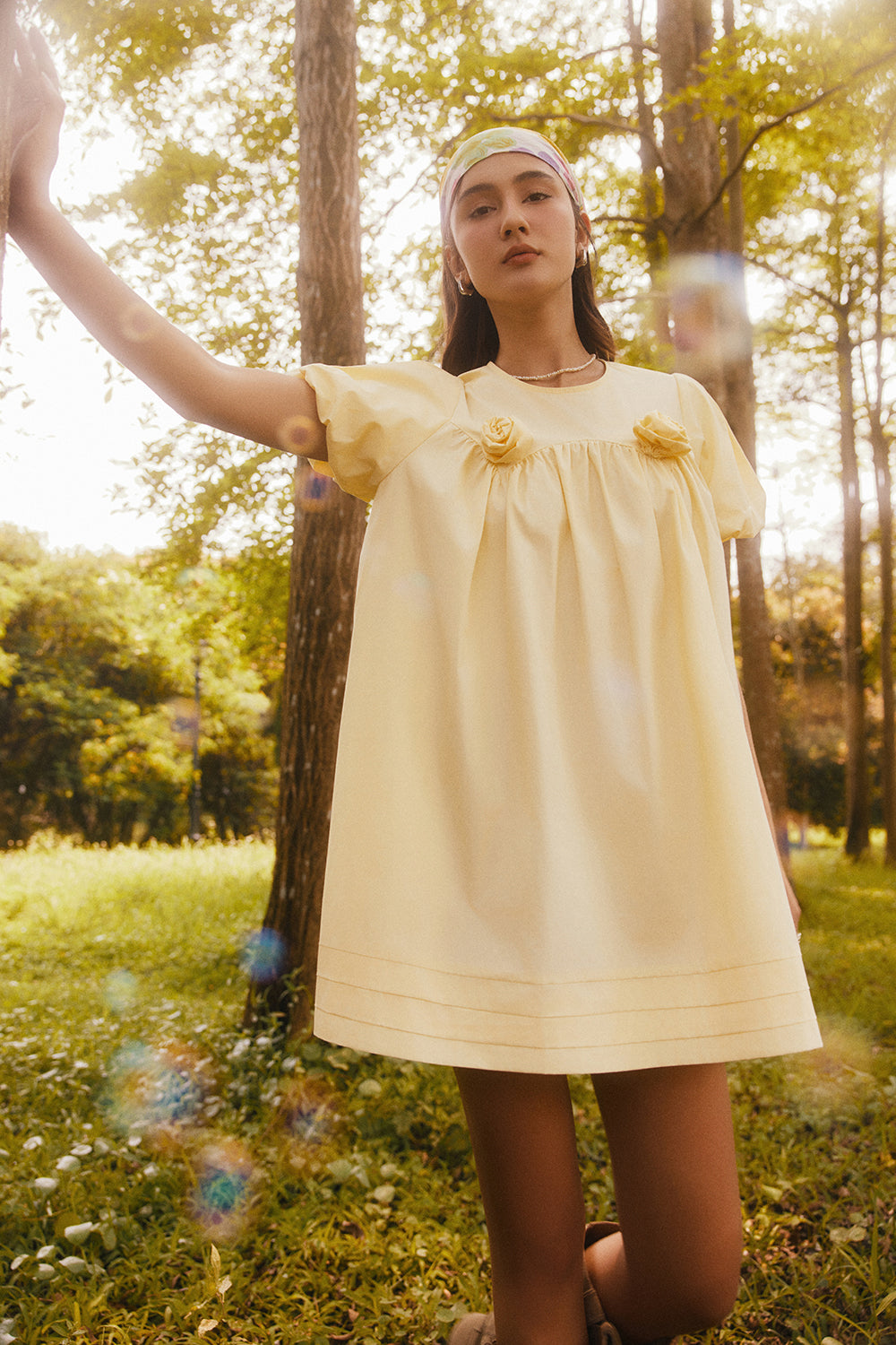Daisy Babydoll Mini Dress