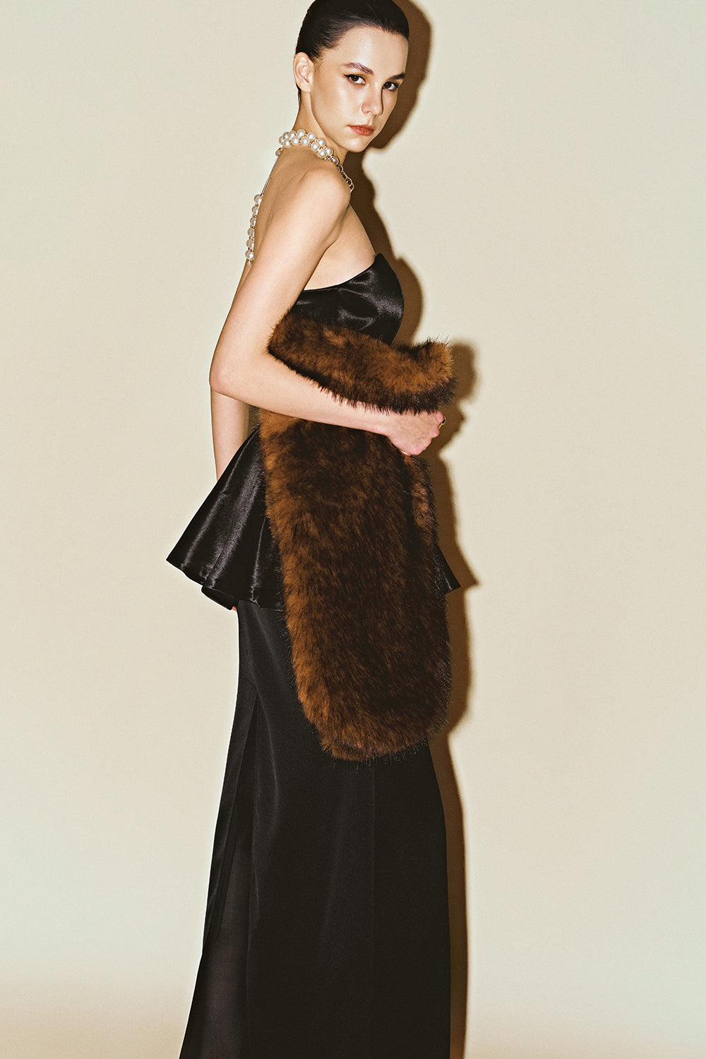 Nyx Peplum Draped Top