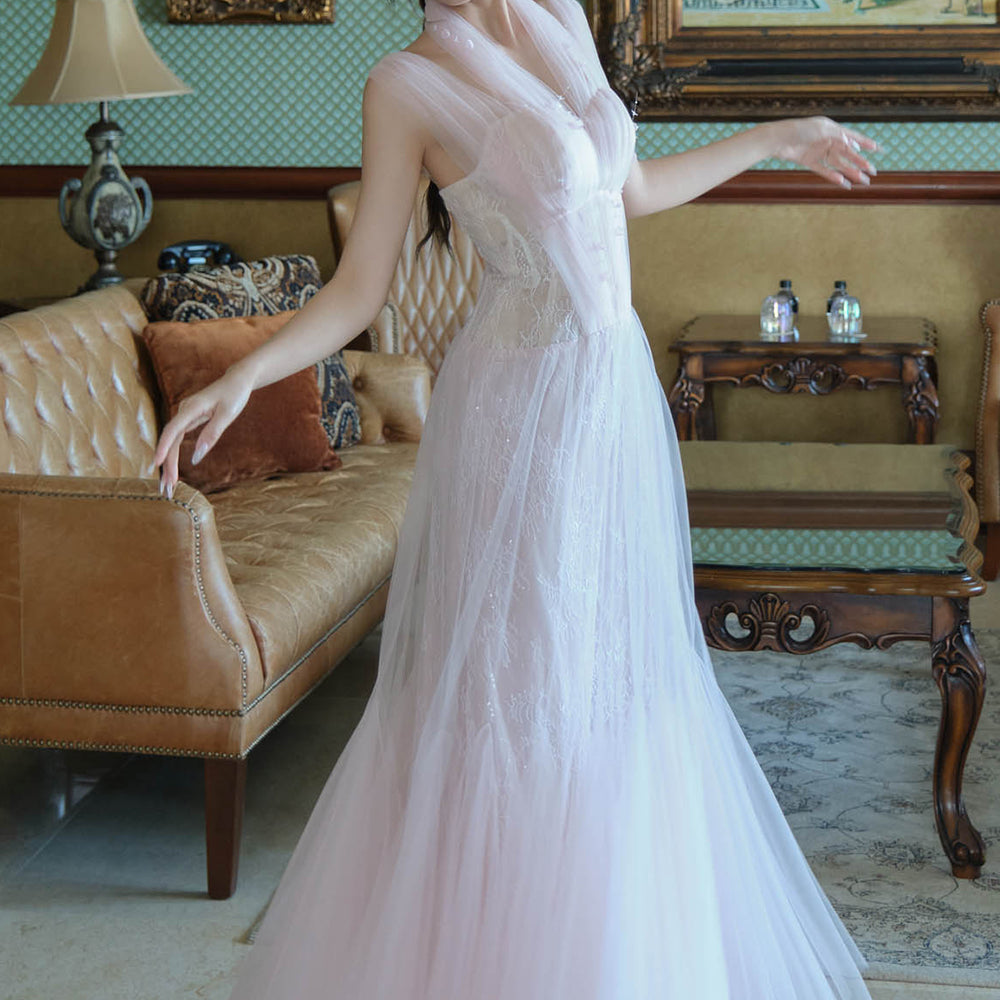 Rose Illusion Maxi Dress
