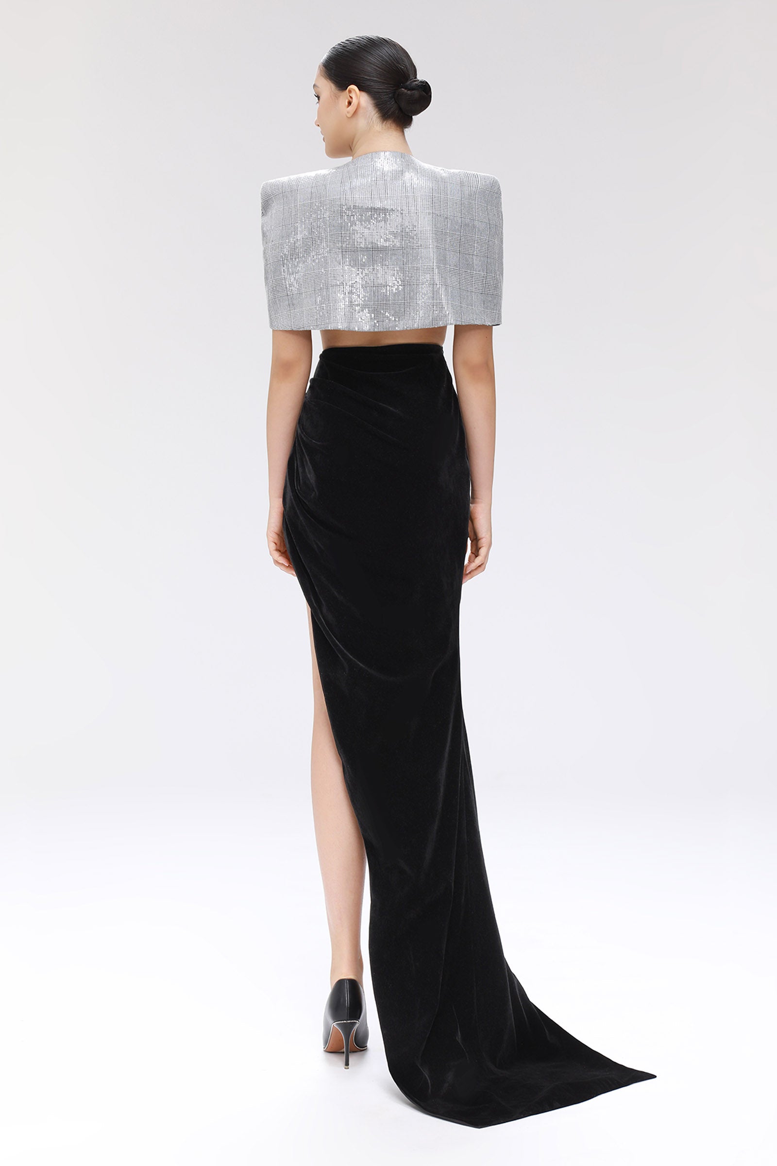 Morrow Cape Sleeve Maxi Dress