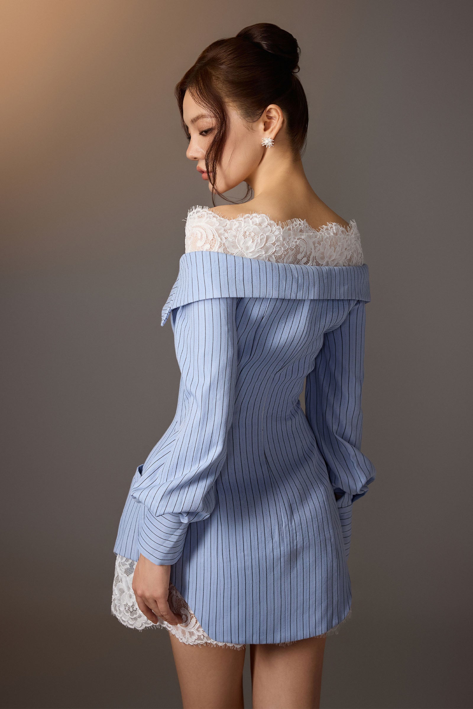 Zélia Cuff Sleeve Mini Dress