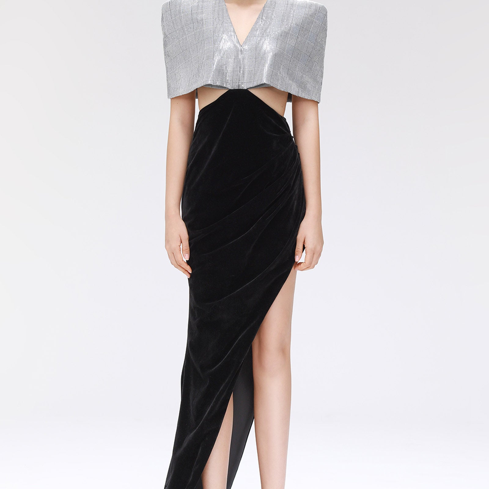 Morrow Cape Sleeve Maxi Dress