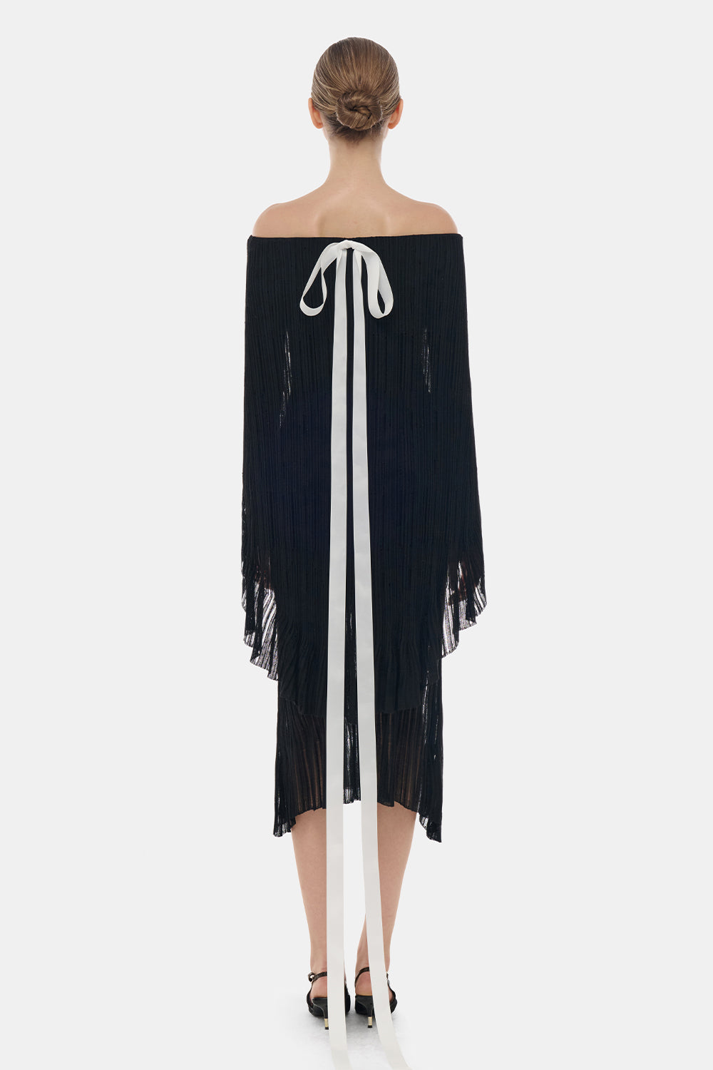 theodora midi dress Theodora Wool Midi Dress in Medium Heather Grey