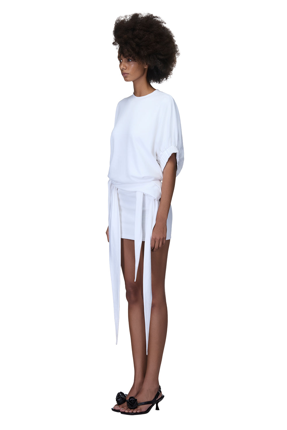 Iselra Round Neck Mini Dress