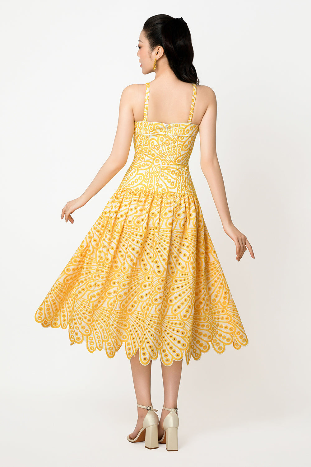 Darienne A-line Midi Dress