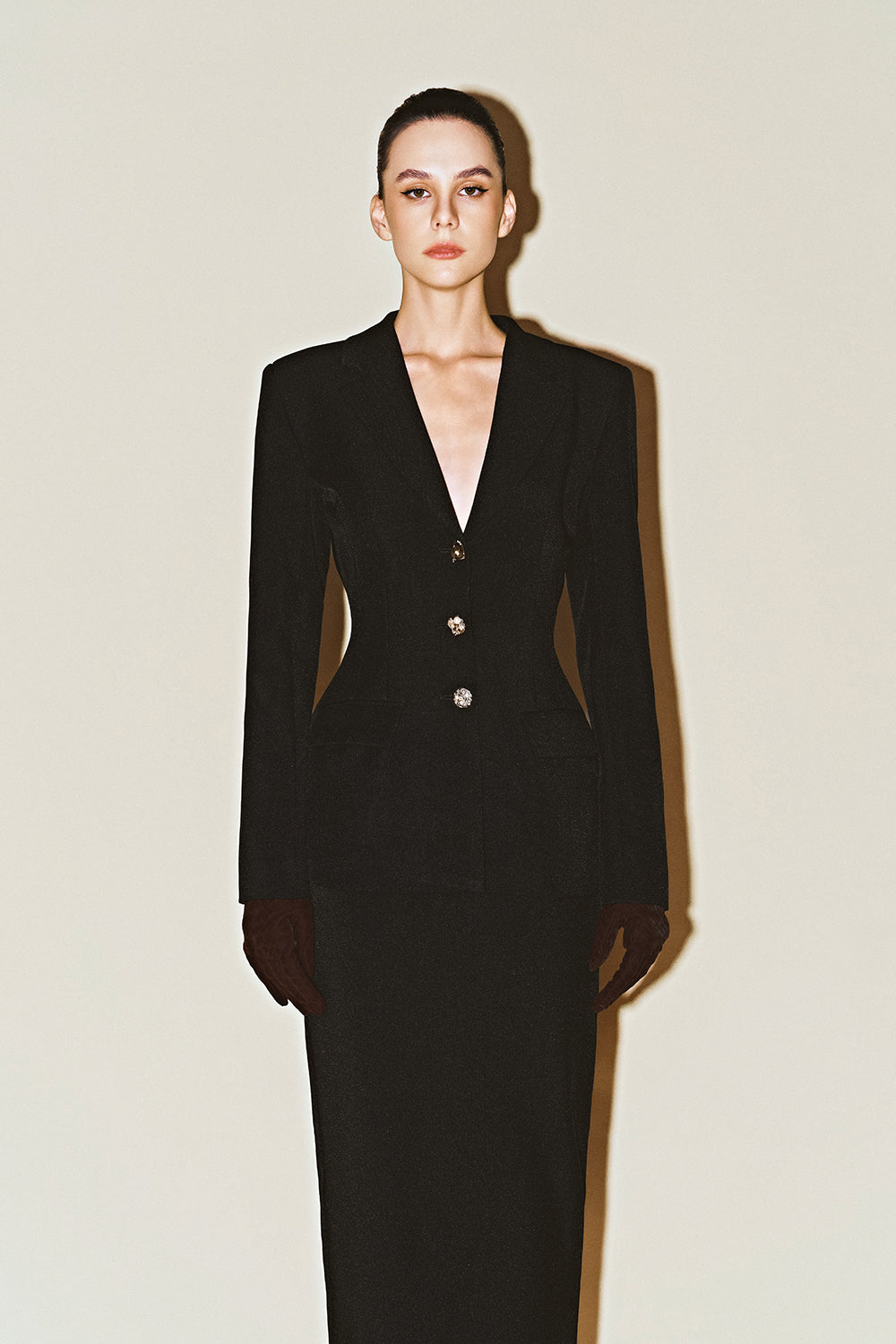 Aurelius Straight Twill Skirt