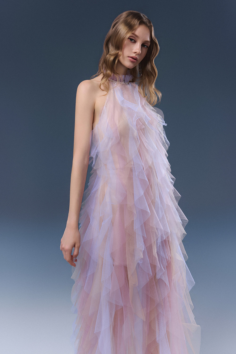 Soriel Ruffle Maxi Dress