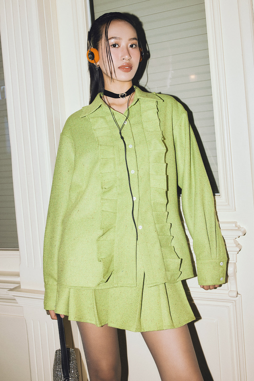 Ashley Ruffle Shirt