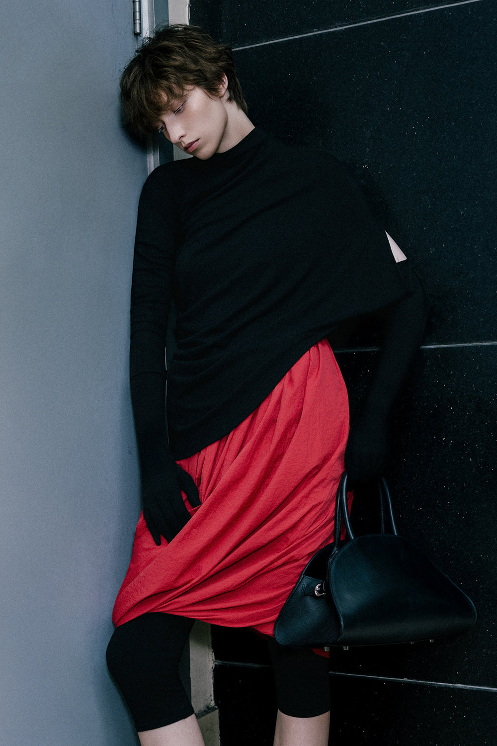 Karen Asymmetric Sleeve Top