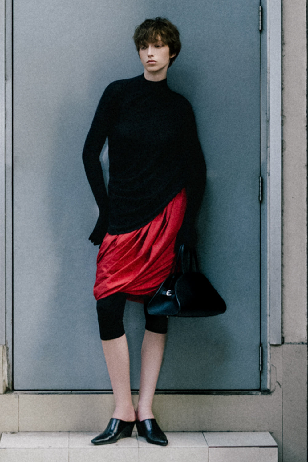 Karen Asymmetric Sleeve Top