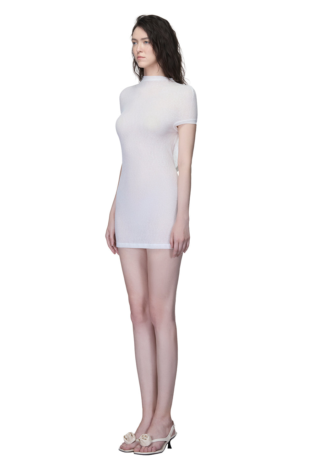 Zireth High Neck Mini Dress