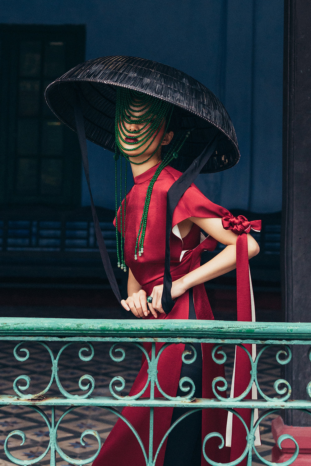 Truong An Straight Synthetic Silk Ao Dai