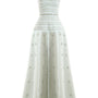 Birdie Fit and Flare Stone Organza Maxi Dress