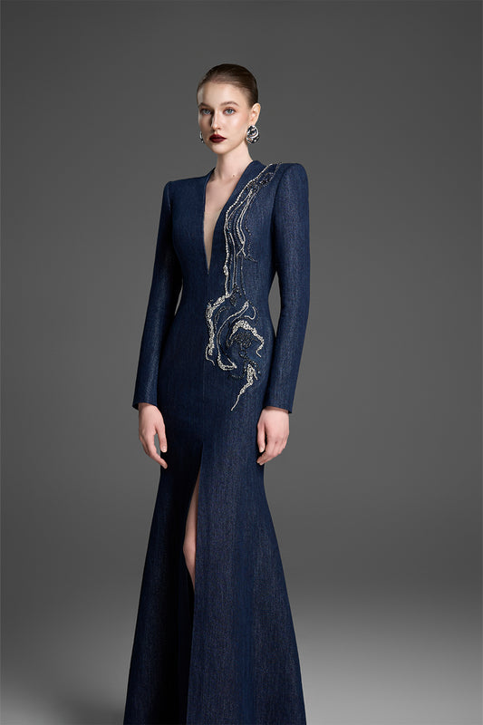 Anika Mermaid Sequin Maxi Dress