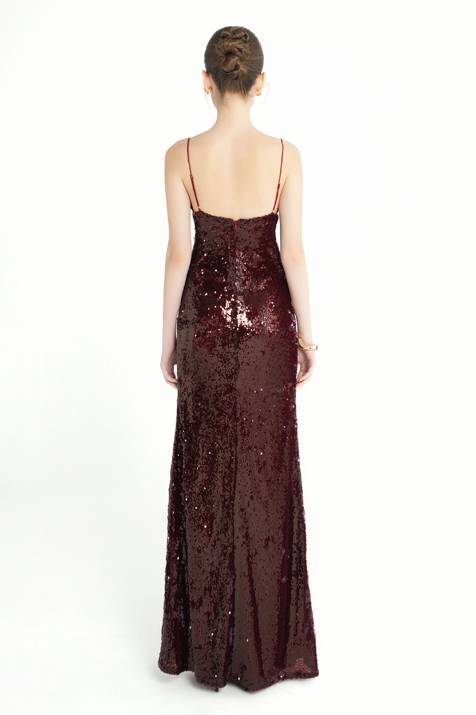 Night Fall Sequin Maxi Dress