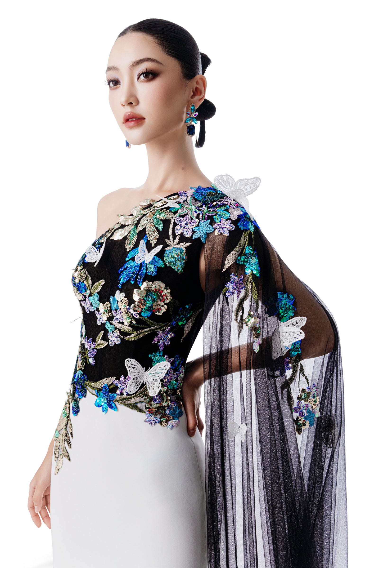 Dahlia Applique Maxi Dress