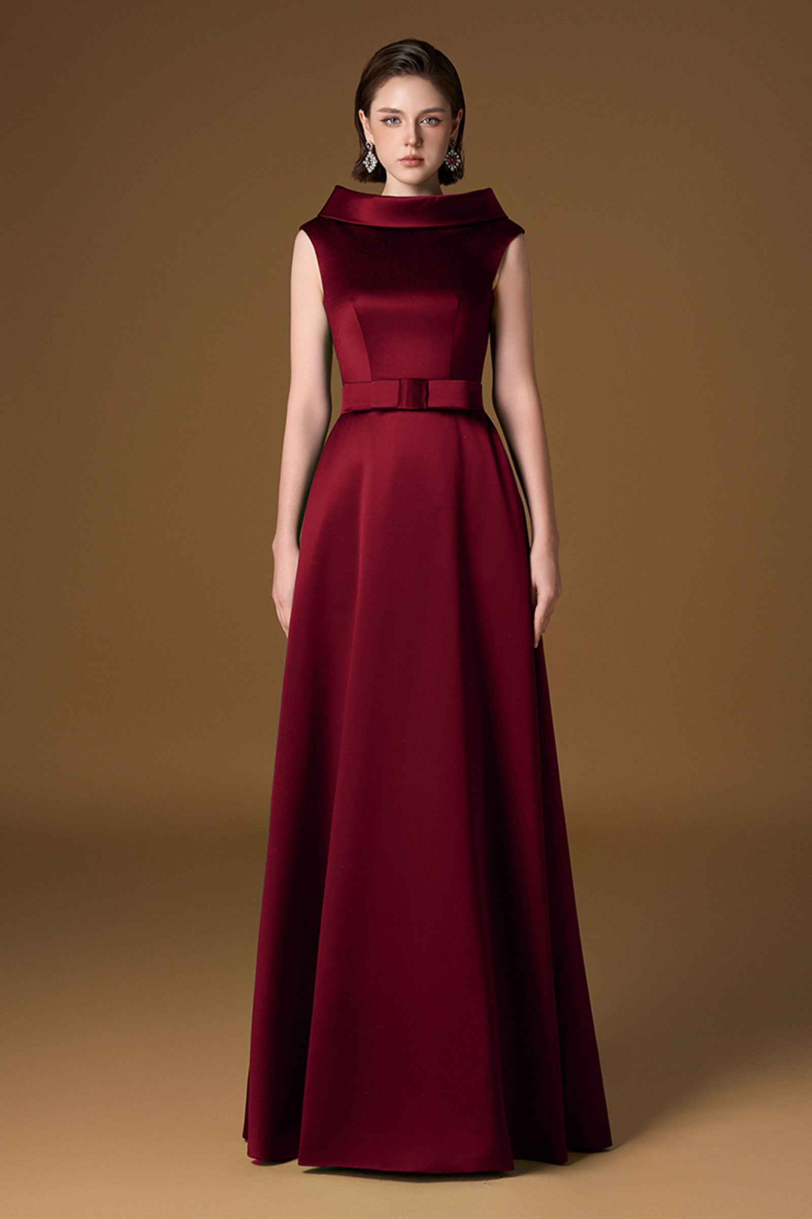 Nyelle Boat Neck Maxi Dress