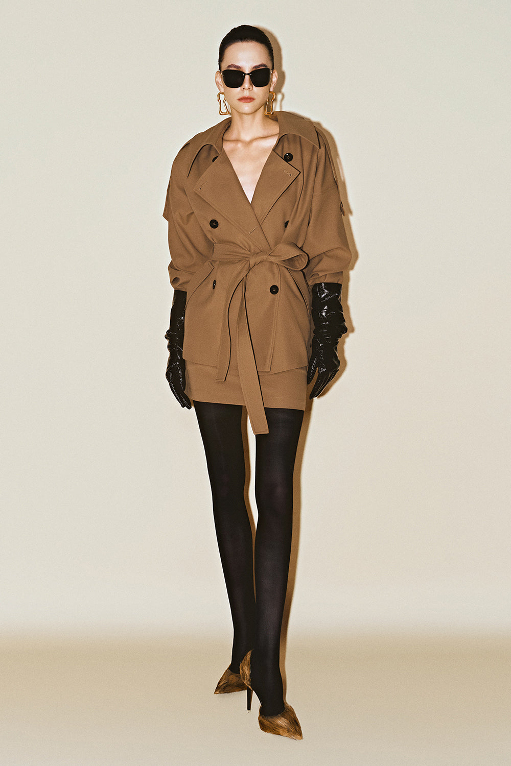 Calix Straight Cotton Skirt