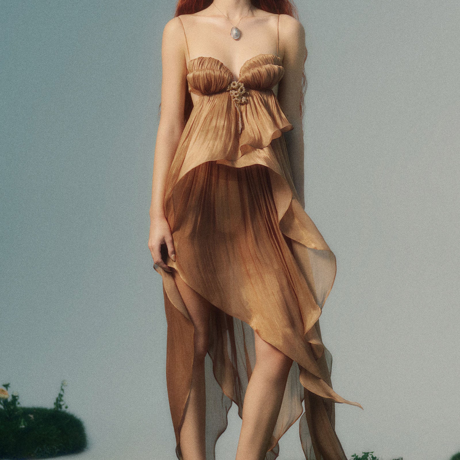 Rhea Asymmetric Maxi Dress