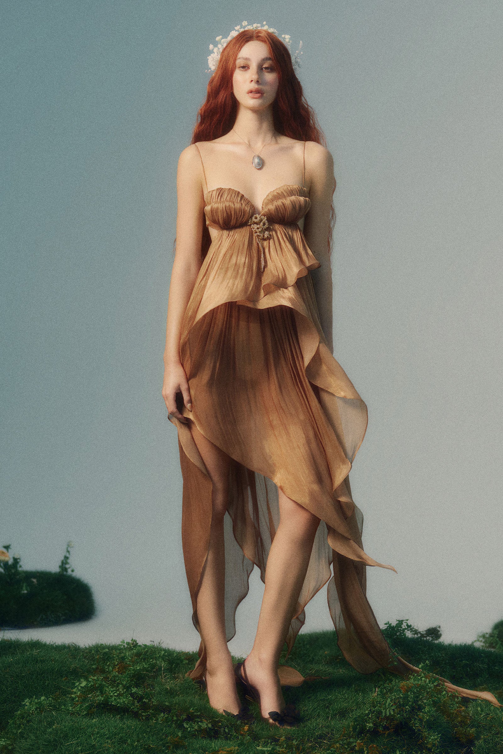 Rhea Asymmetric Maxi Dress
