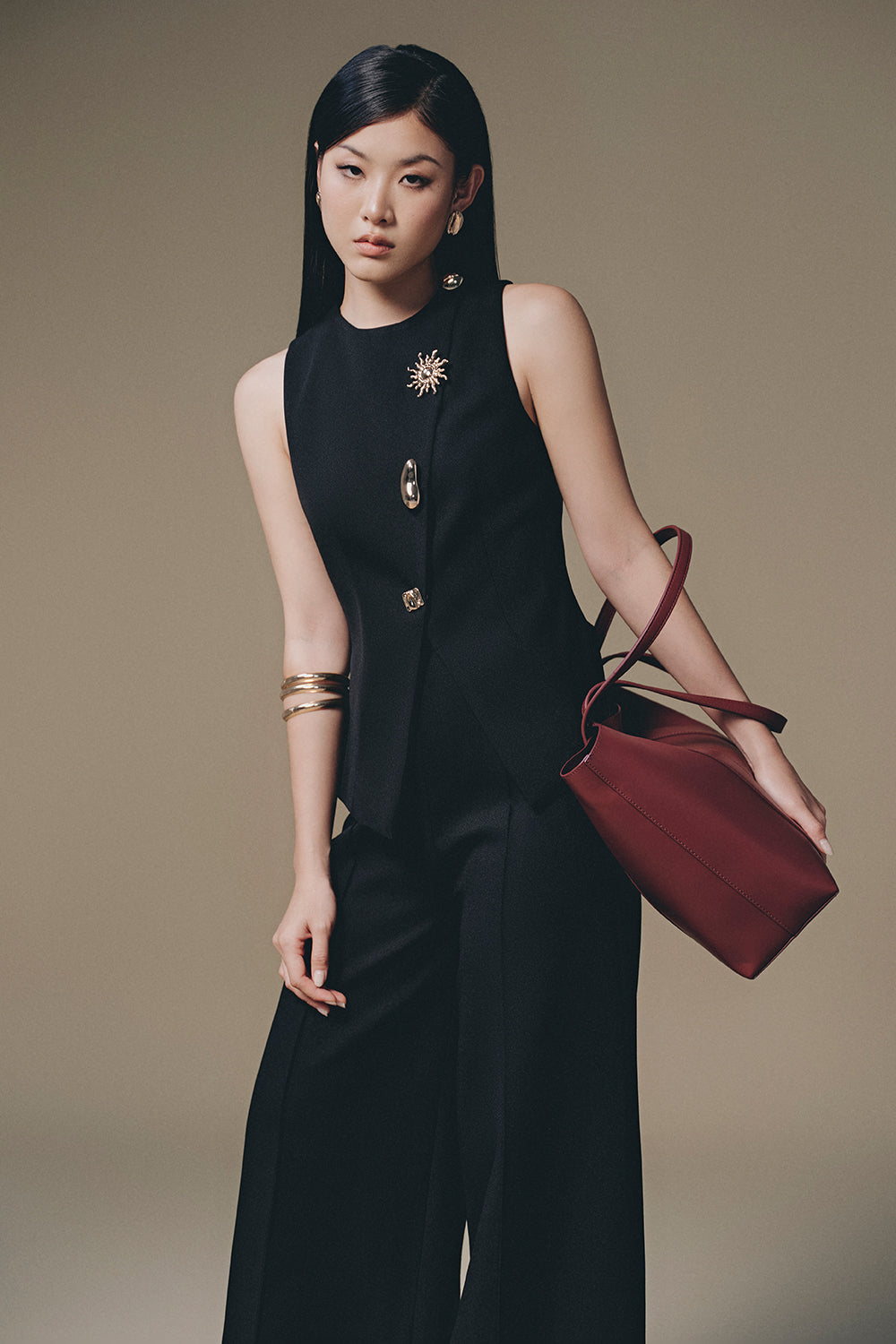 Aven Peplum Top