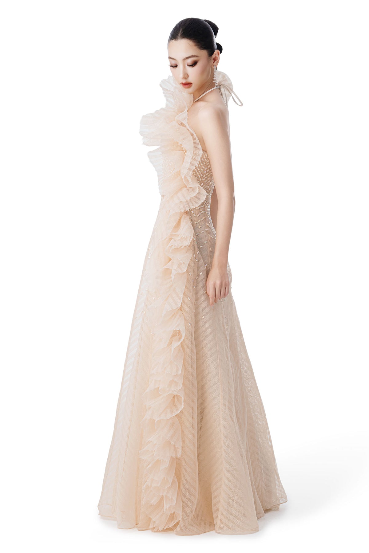 Genevieve Ruffle Maxi Dress