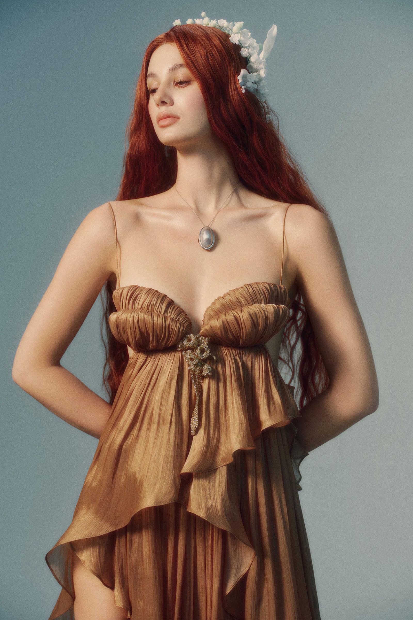 Rhea Asymmetric Maxi Dress