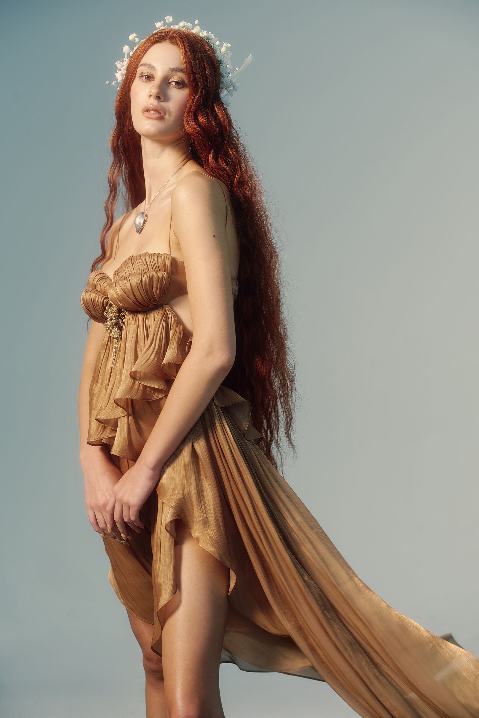 Rhea Asymmetric Maxi Dress