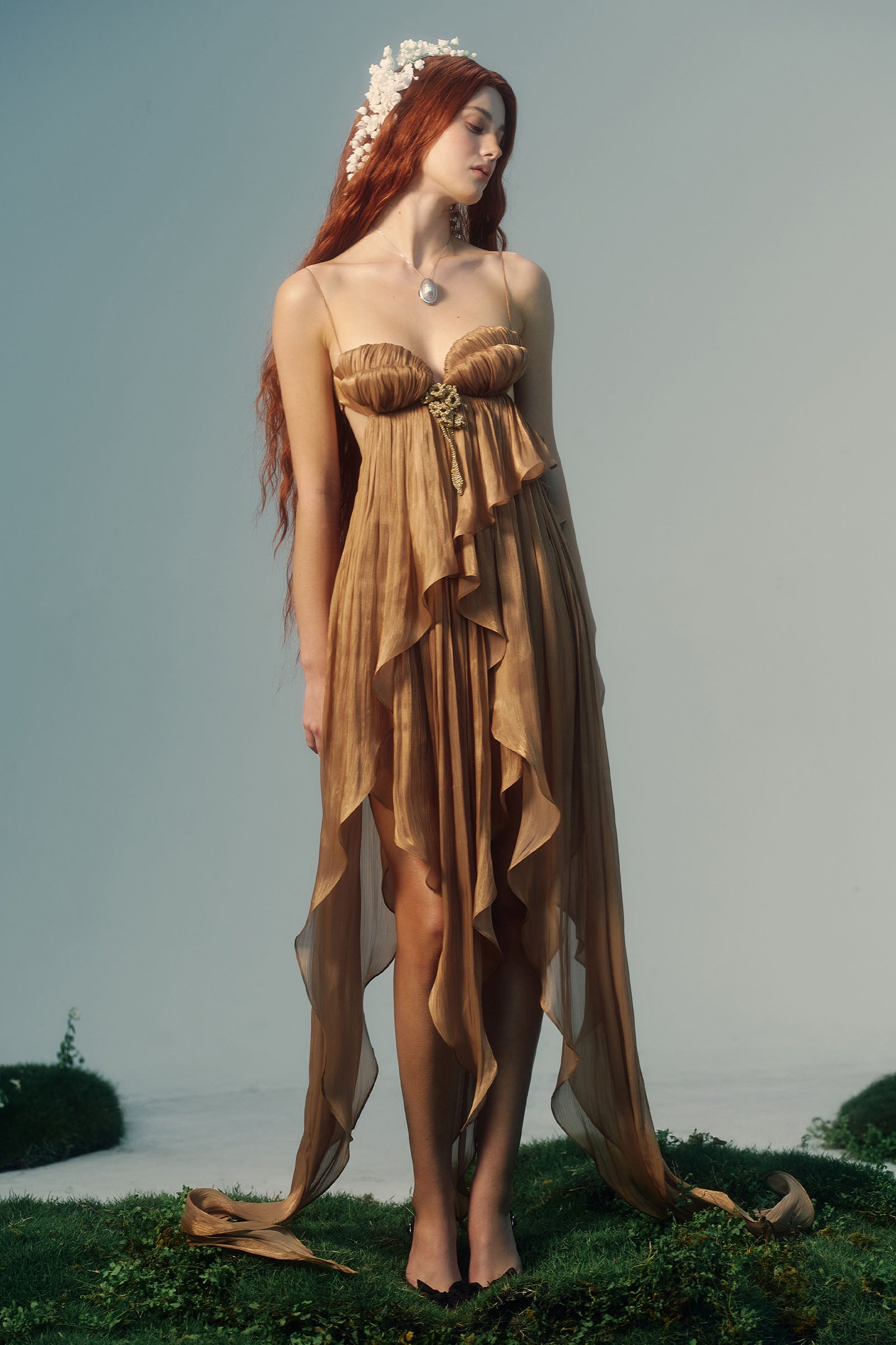 Rhea Asymmetric Maxi Dress