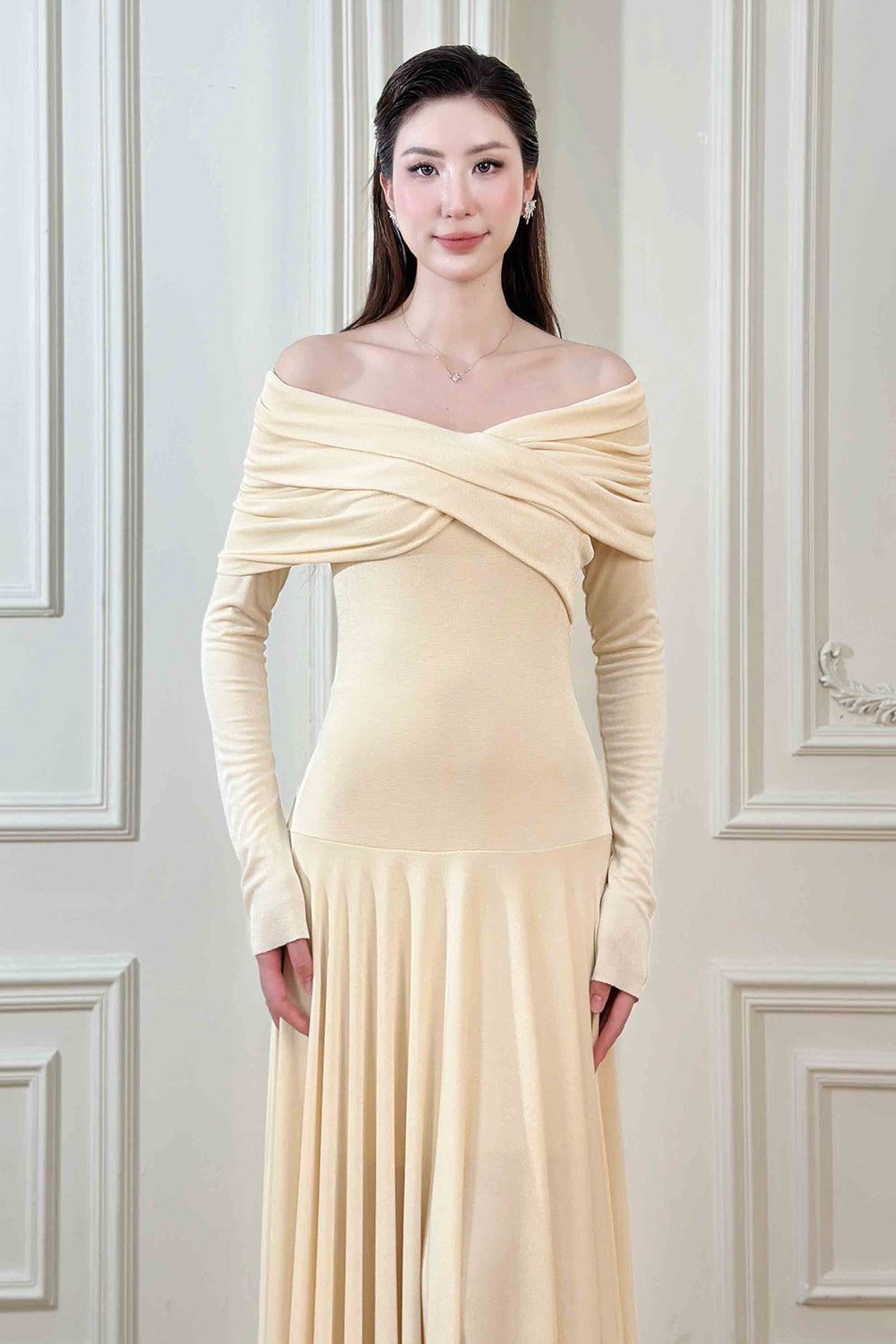 Ari Draped Maxi Dress