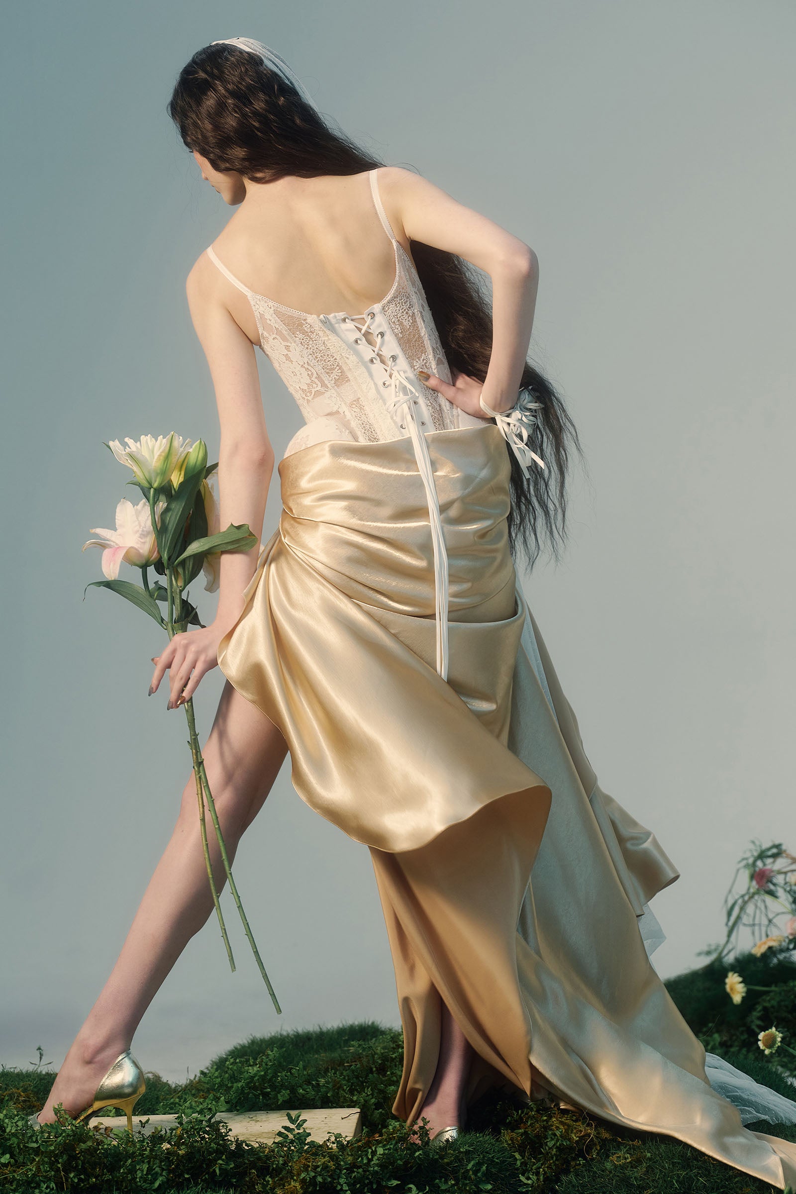 Maia Draped Maxi Dress