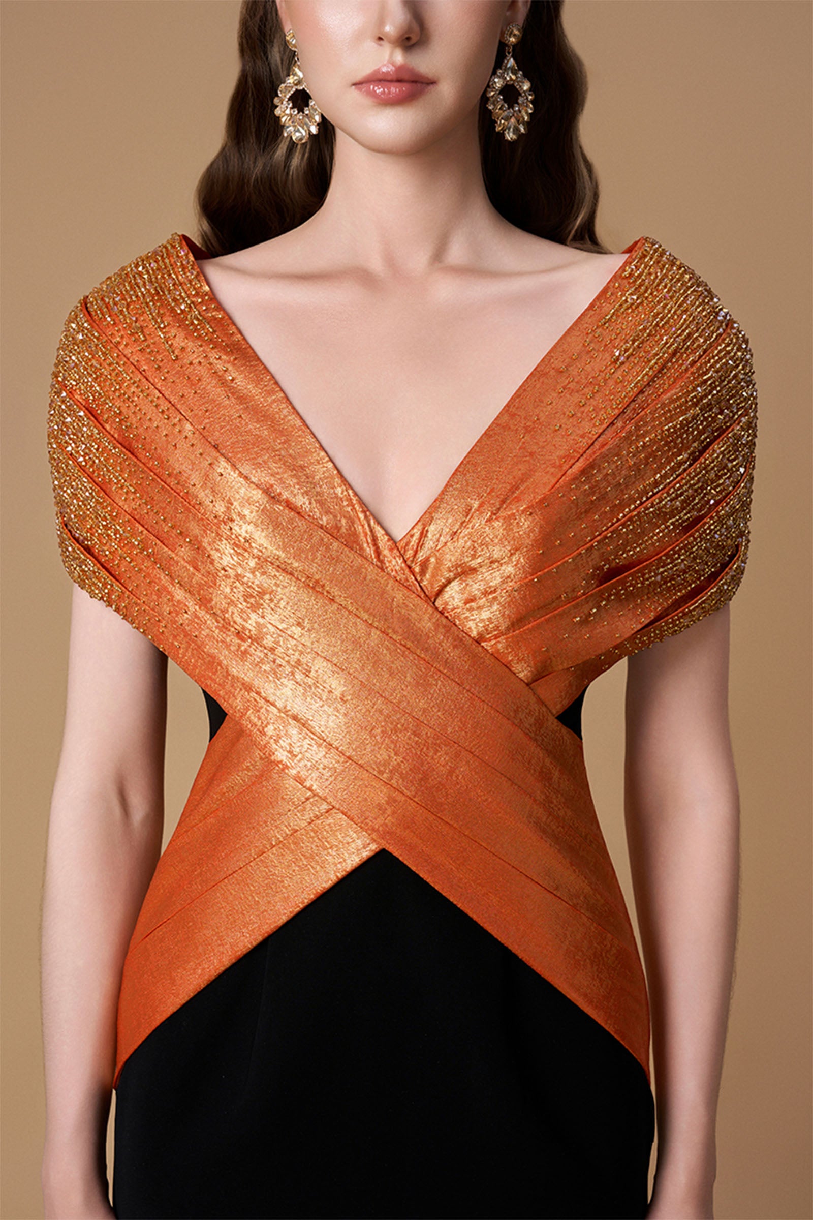 Senna Draped Maxi Dress