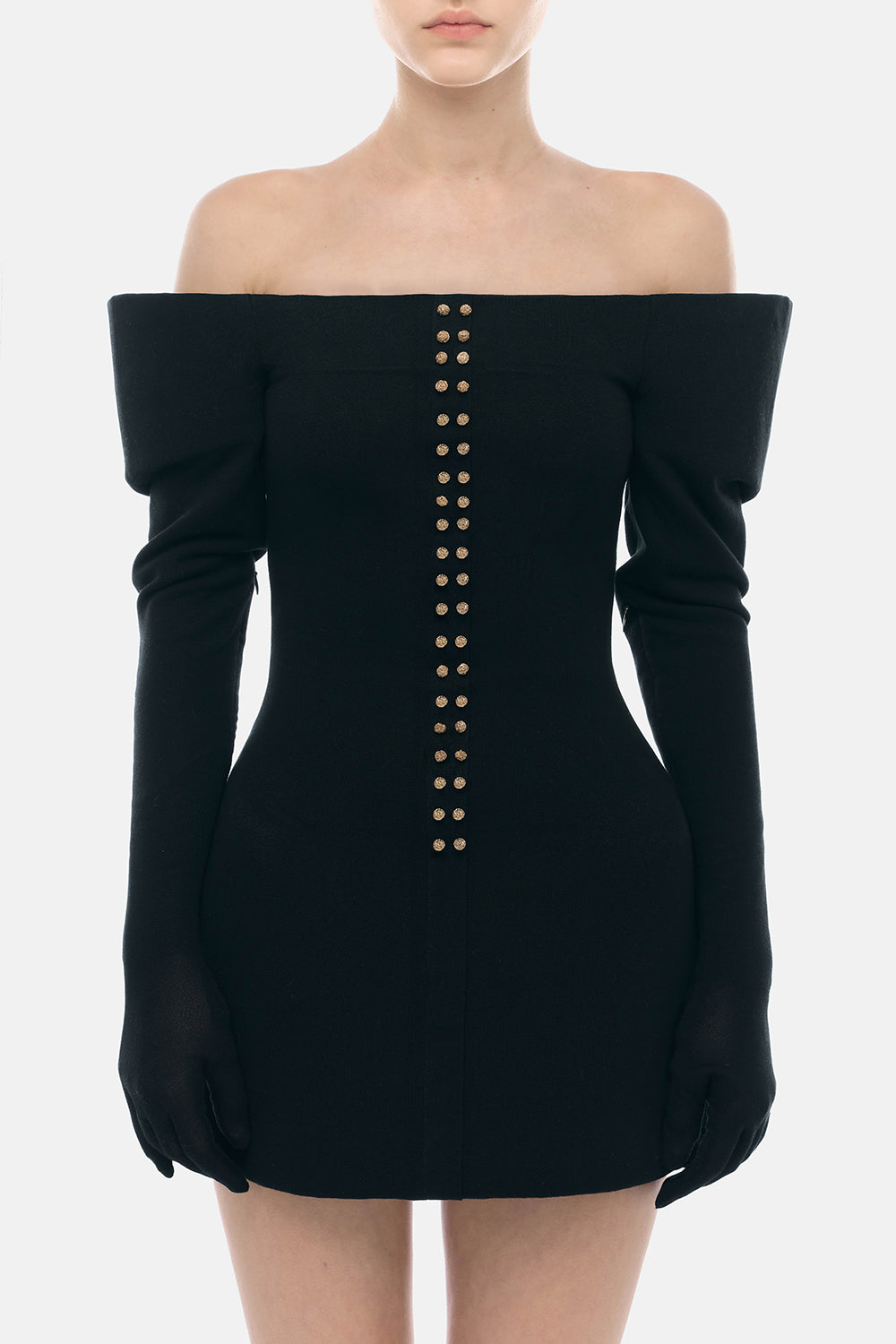 Nara Glove Sleeve Mini Dress