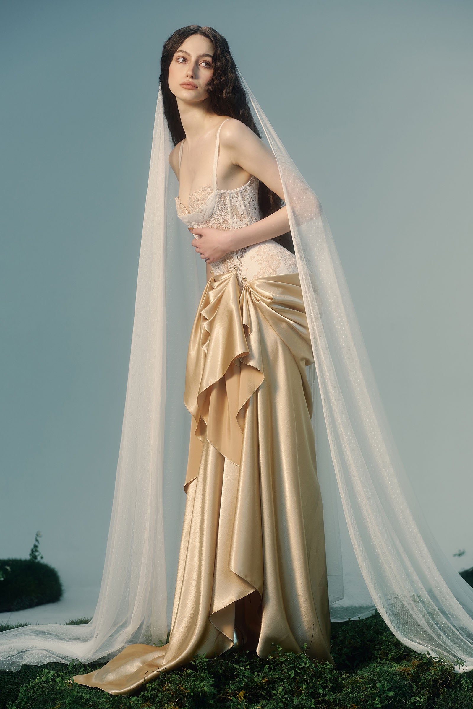 Maia Draped Maxi Dress