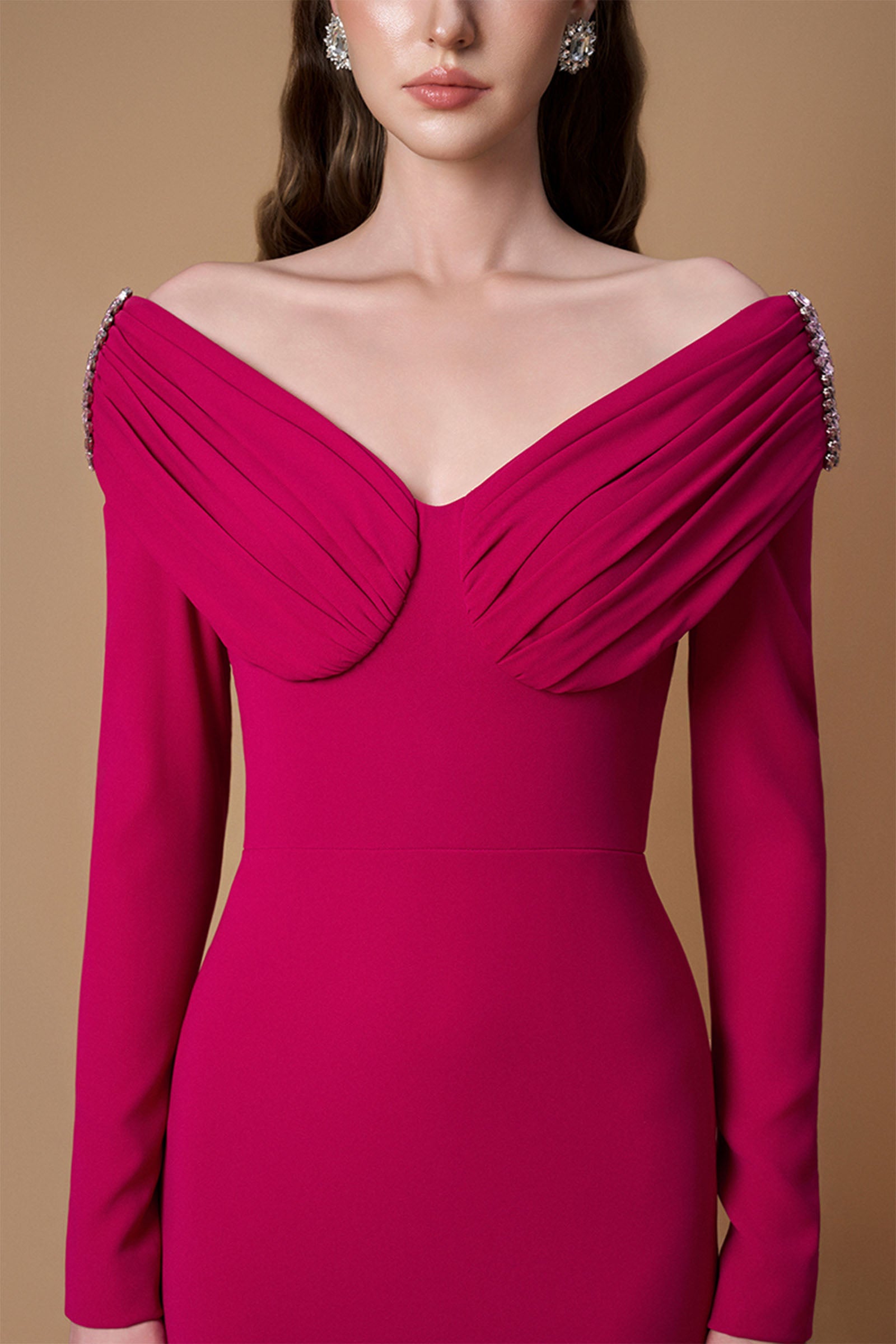 Virel Off-Shoulder Maxi Dress