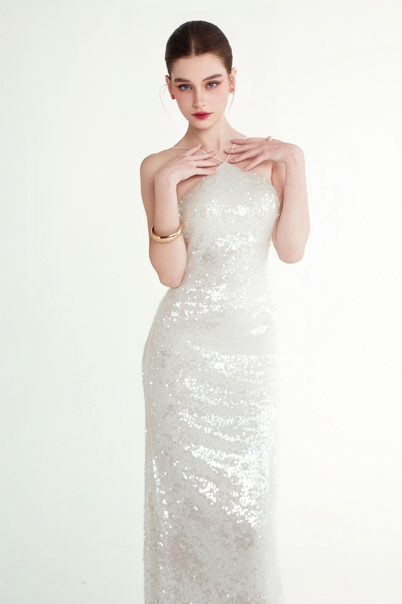 Glimmer Sequin Maxi Dress