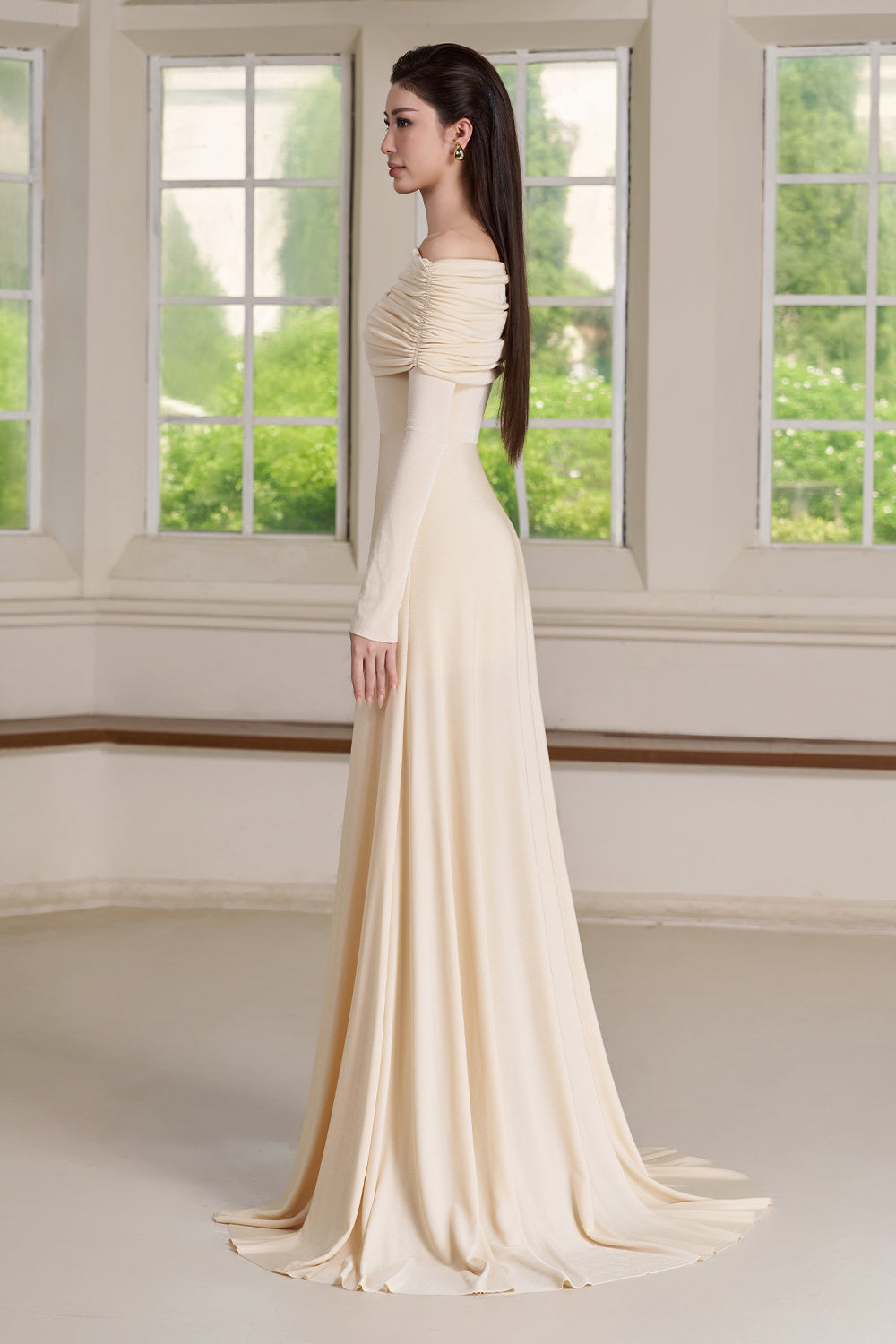 Rae Off-Shoulder Maxi Dress