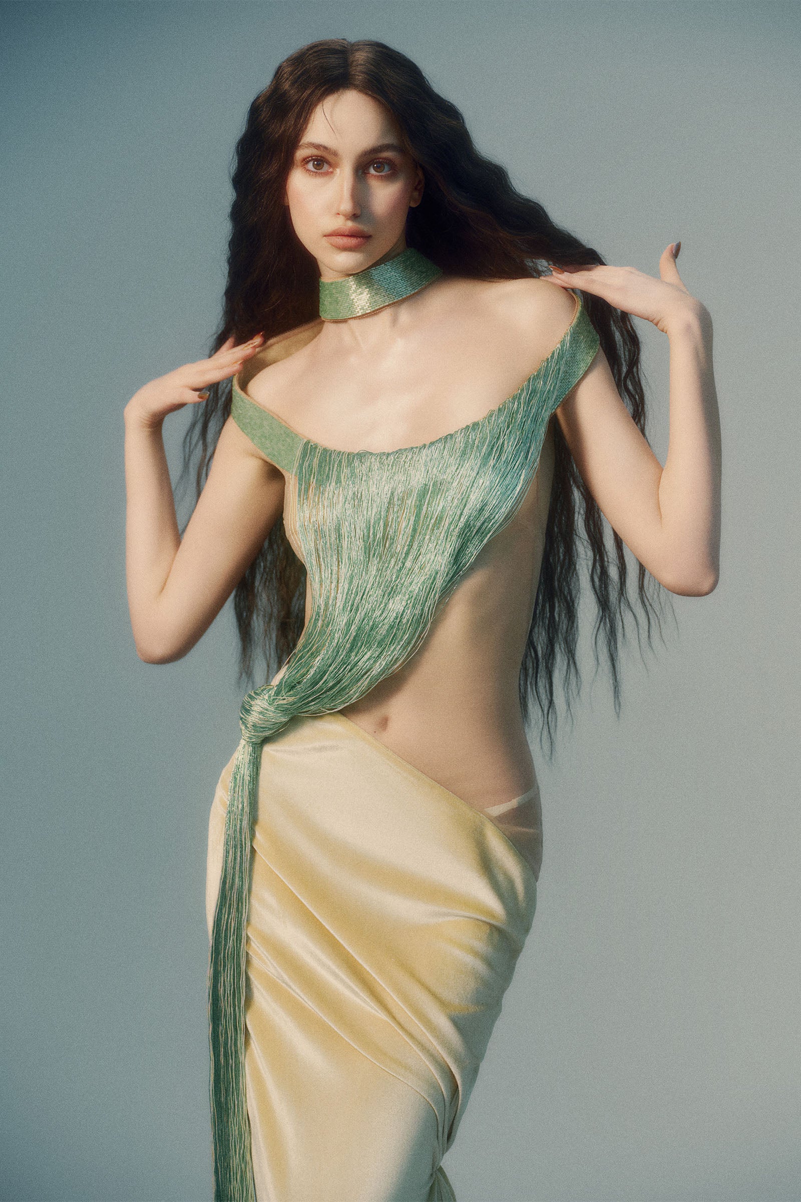 Daphne Fringe Maxi Dress