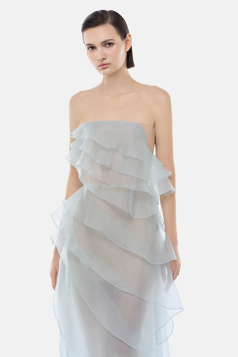 Sora Ruffle Maxi Dress