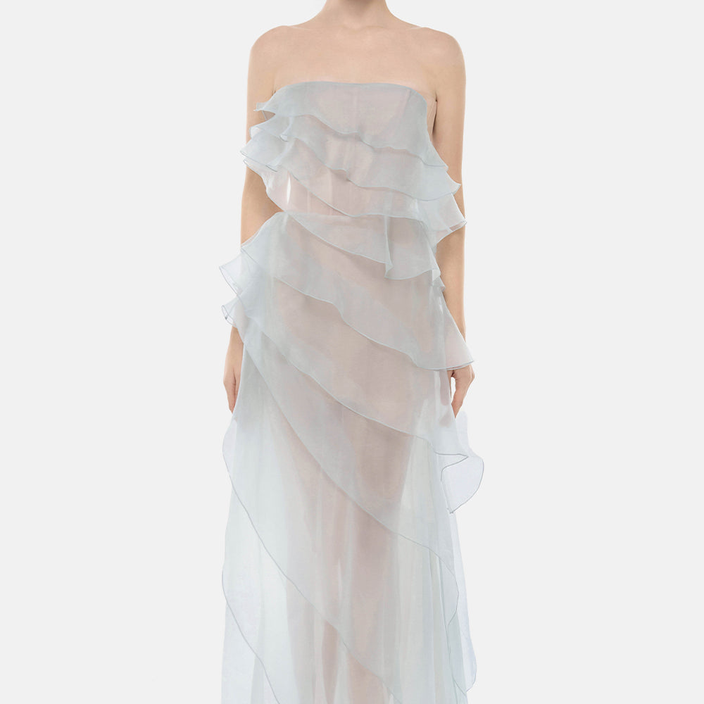Sora Ruffle Maxi Dress