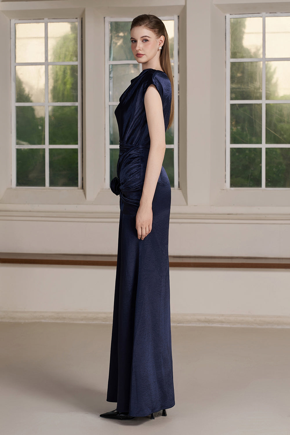 Ina Ruched Maxi Dress