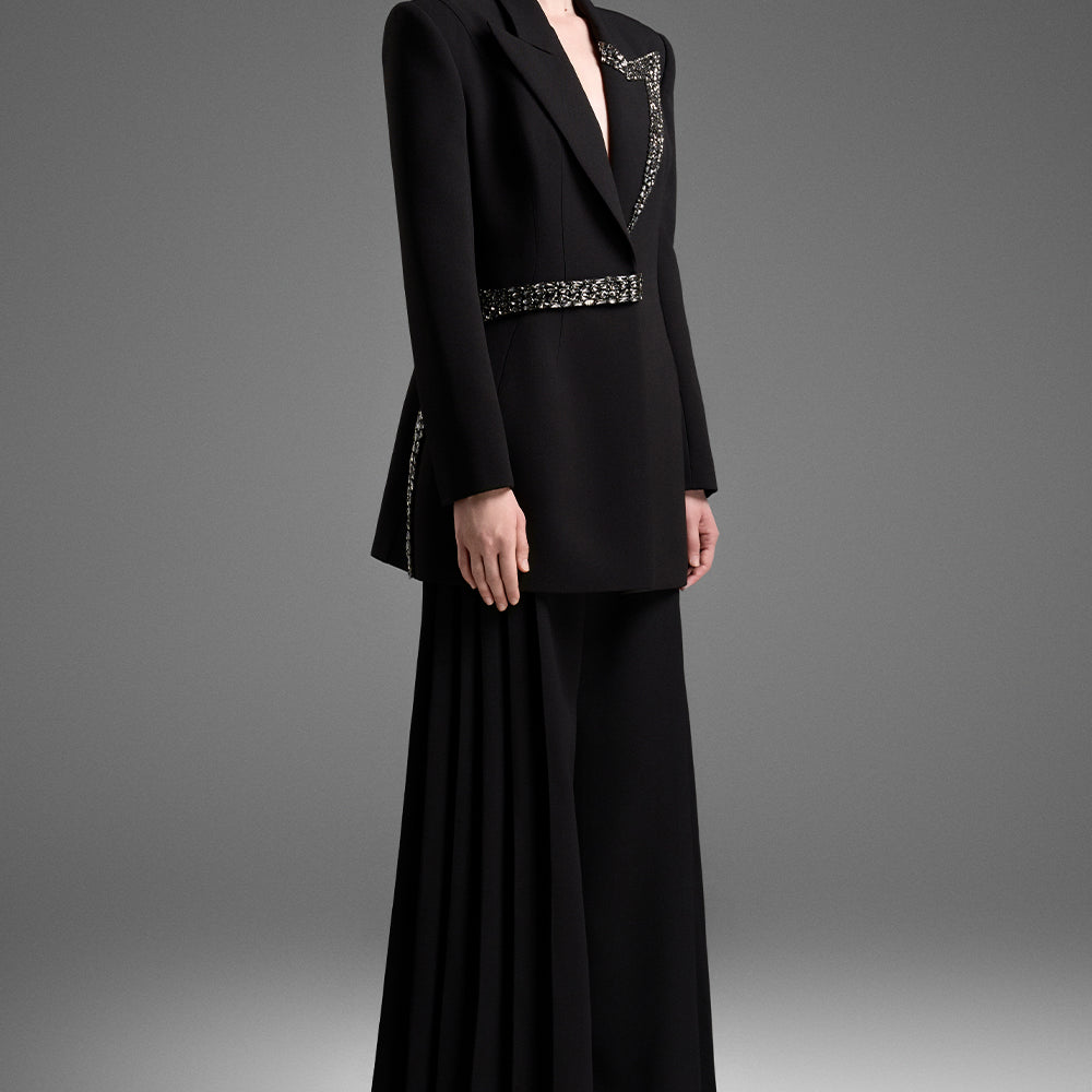 Seraphina Straight Pleated Pants