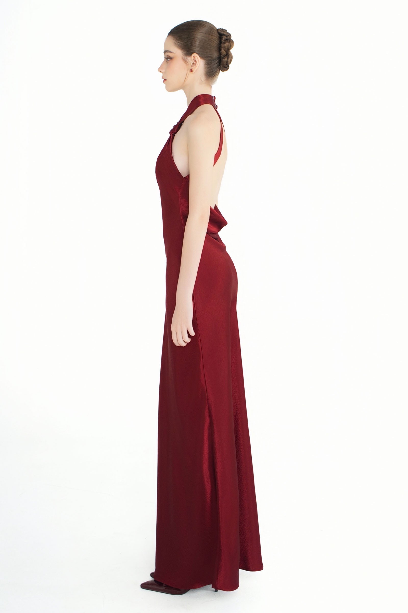 Marisela Halter Maxi Dress