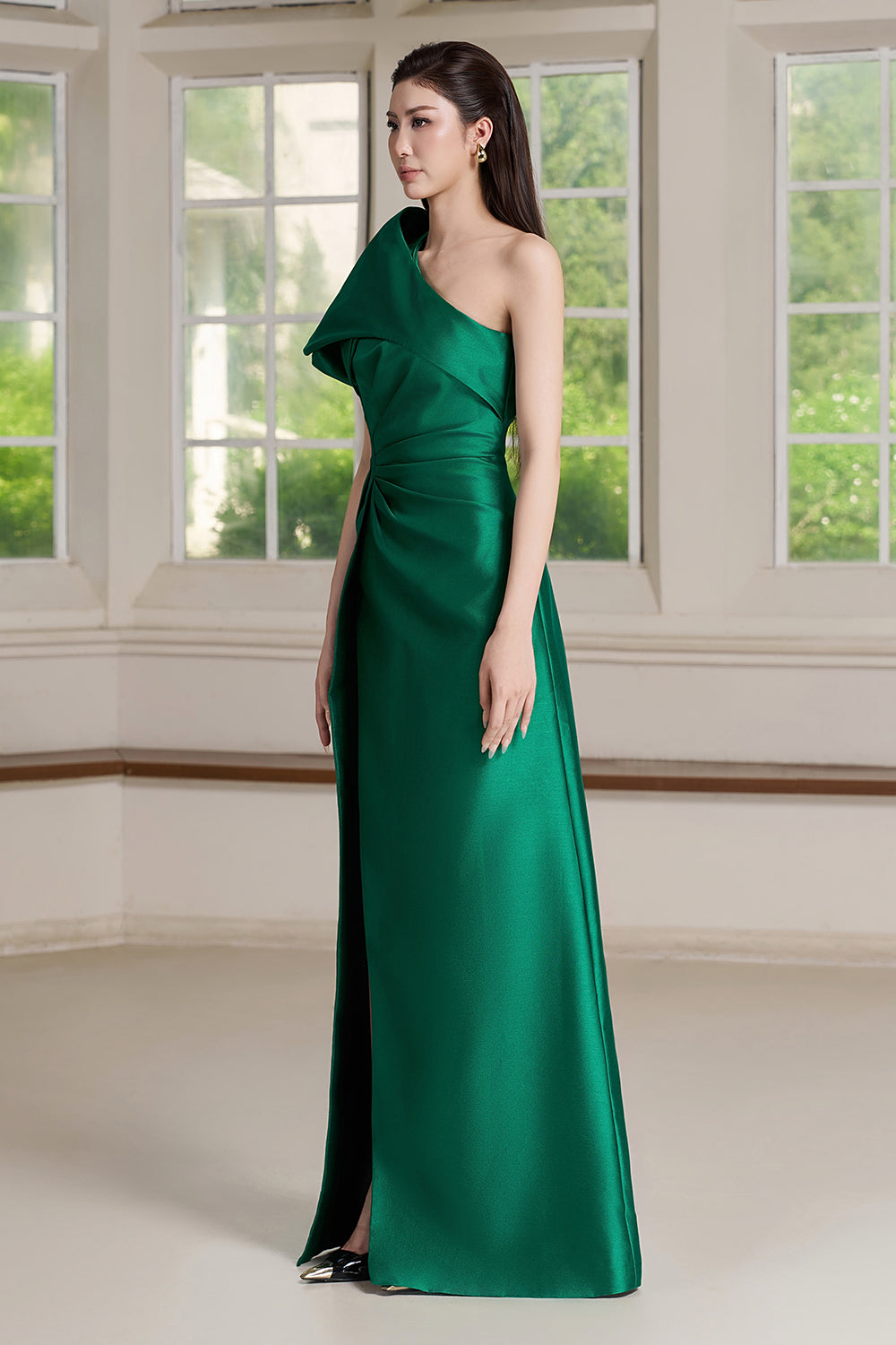 Eve One Shoulder Maxi Dress